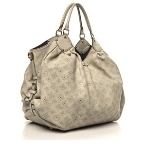 Louis Vuitton XL MAHINA Hobo (TH3097)BEIGE